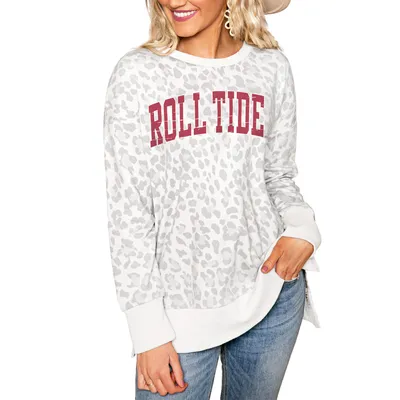 Alabama Crimson Tide Gameday Couture Women's French Terry Side-Slit Sweatshirt - Gray