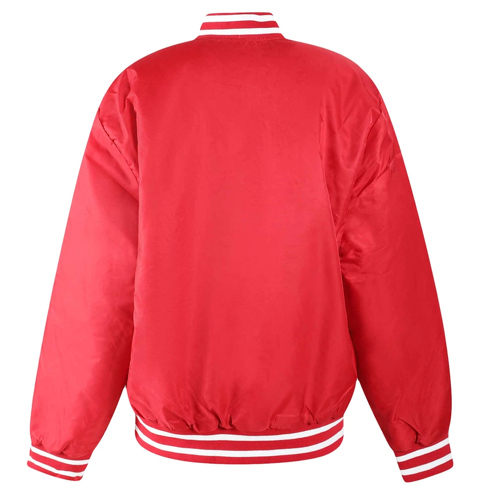 Women's Hype and Vice Crimson Alabama Tide A-Game Varsity Full-Snap Jacket