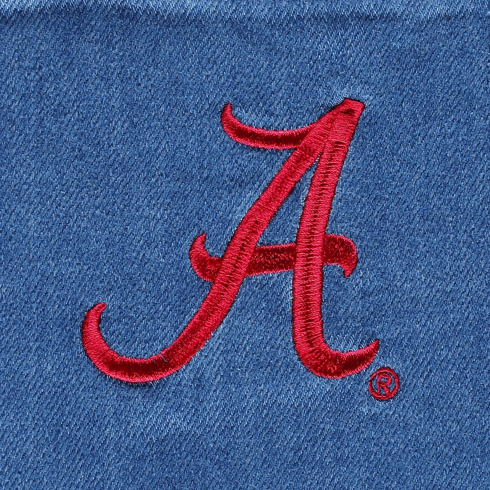 Women's Hype and Vice Denim Alabama Crimson Tide Multi-Hit Hometown Full-Snap Jacket