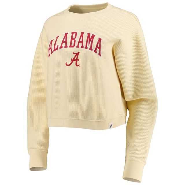 Sweat League Collegiate Wear pour femme crème Alabama Crimson Tide Classic Campus Corded Timber