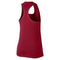 Women's Nike Crimson Alabama Tide Modern Circle Racerback Tank Top