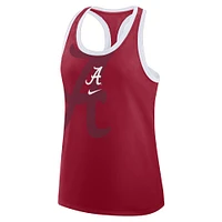 Women's Nike Crimson Alabama Tide Primetime Racerback Tri-Blend Tank Top