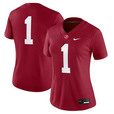 Maillot de match Nike #1 Crimson Alabama Tide pour femme