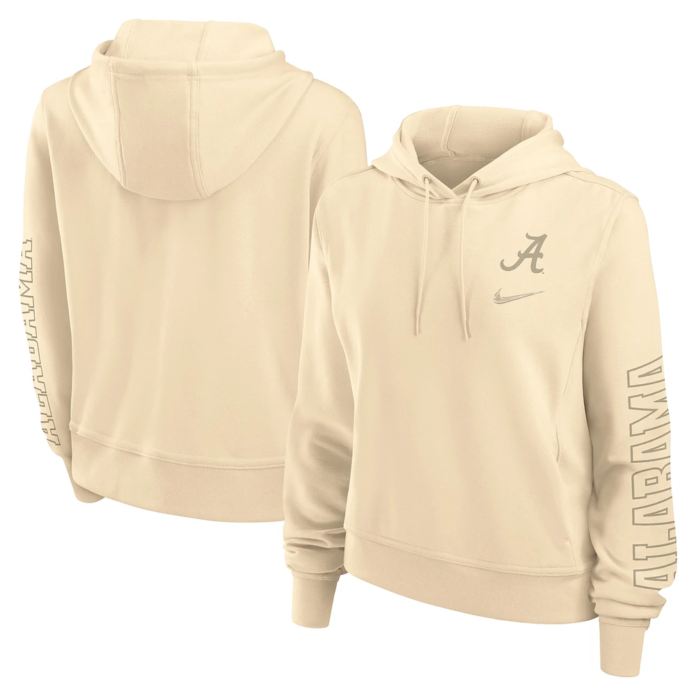 Sweat à capuche Nike Tan Alabama Crimson Tide One Performance pour femme