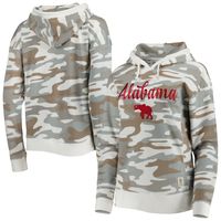 Women's Pressbox Camo Alabama Crimson Tide San Pablo Pullover Hoodie