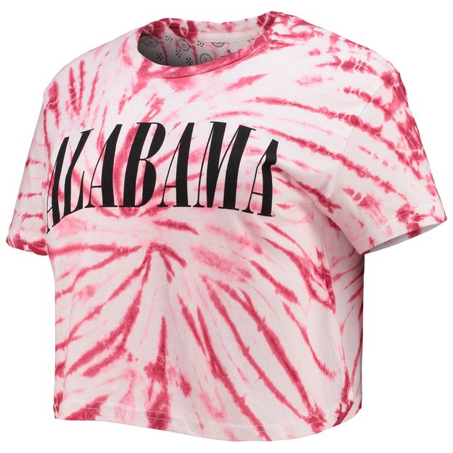 PRB ALABAM CRMSN FEMME SHOWTIME TIE-DYE CROP TEE TEELADRIB