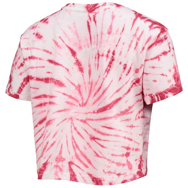 PRB ALABAM CRMSN FEMME SHOWTIME TIE-DYE CROP TEE TEELADRIB