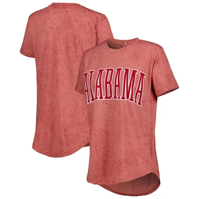 Pressbox Crimson Alabama Tide Southlawn T-shirt délavé au soleil pour femme