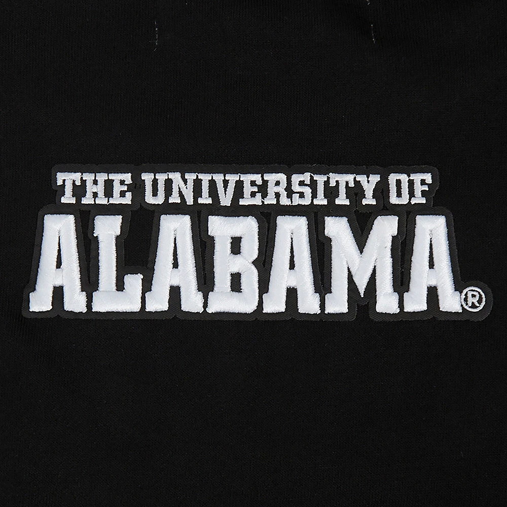 Sweat-shirt court Pro Standard pour femme, noir, Alabama Crimson Tide Pearl