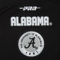 T-shirt court et carré Pro Standard pour femme, noir, Alabama Crimson Tide, strass perles