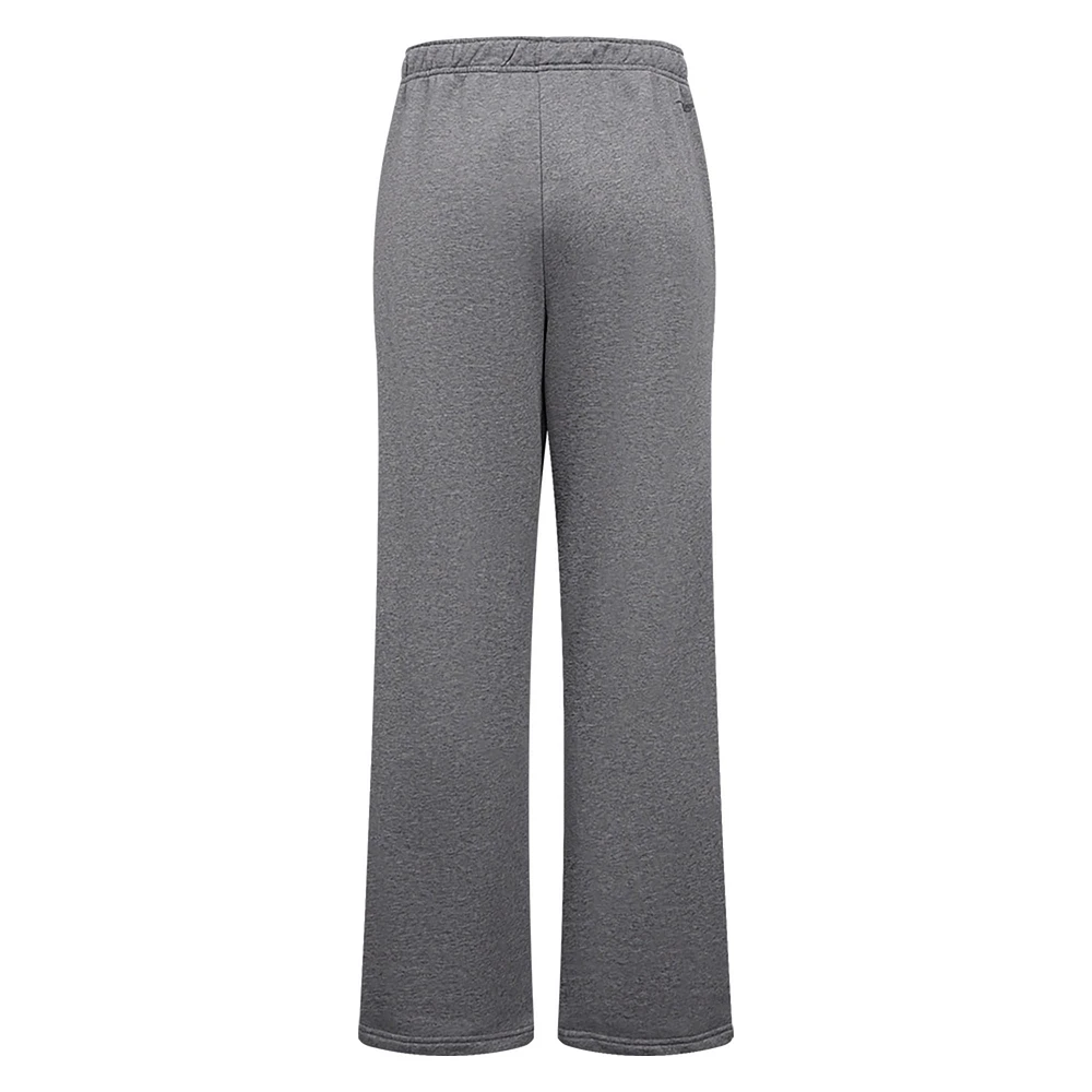 Pantalon de survêtement en polaire coupe décontractée Pro Standard Heather Charcoal Alabama Crimson Tide ton sur neutre pour femme