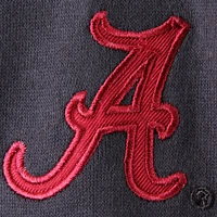 Sweat à capuche entièrement zippé Stadium Athletic Charcoal Alabama Crimson Tide pour femme