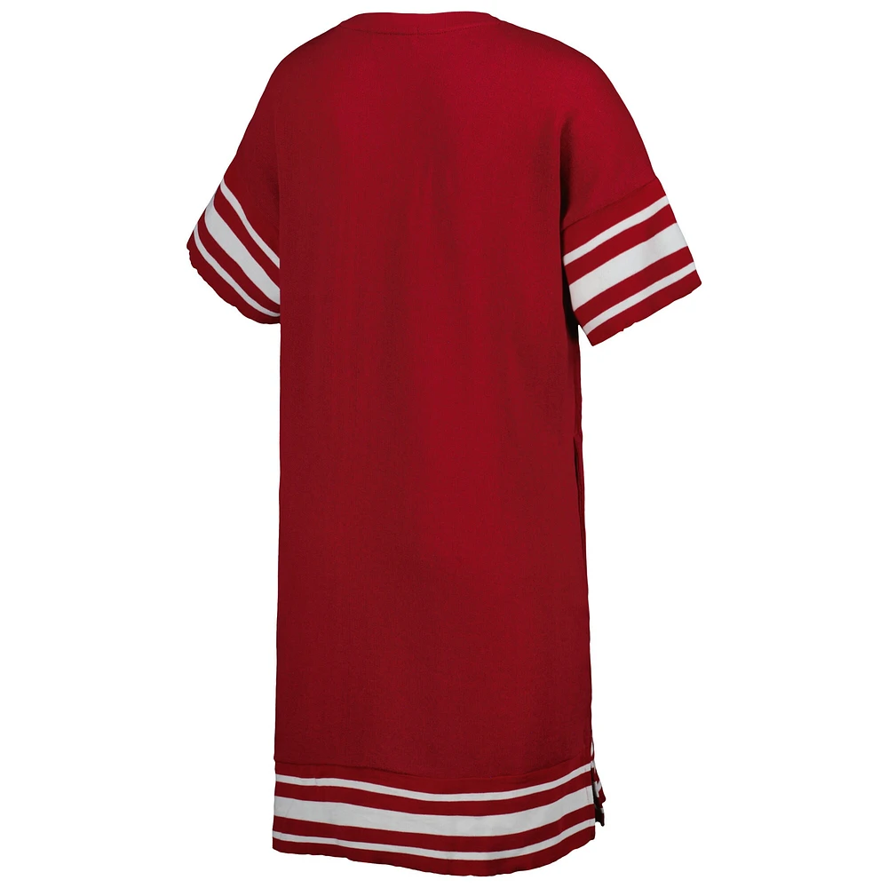 Robe t-shirt Touch Crimson Alabama Tide Cascade pour femme