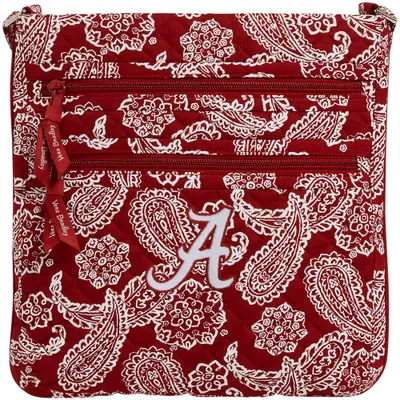 Alabama Crimson Tide Vera Bradley Women's Iconic Triple-Zip Bandana Hipster Crossbody Purse