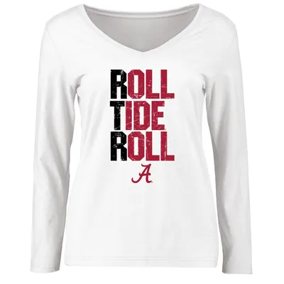 Alabama Crimson Tide Women's RTR Long Sleeve T-Shirt - White