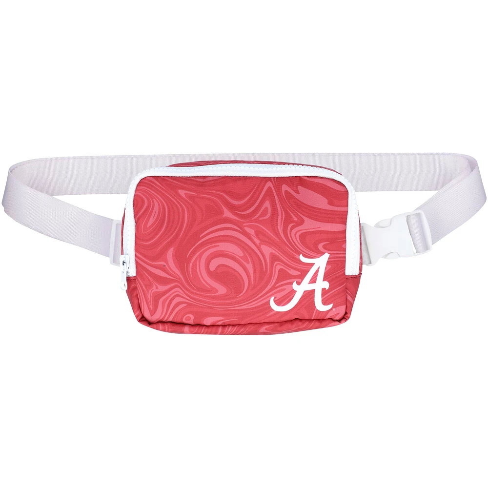 Sac banane réglable ZooZatz Alabama Crimson Tide Swirly Belt pour femme