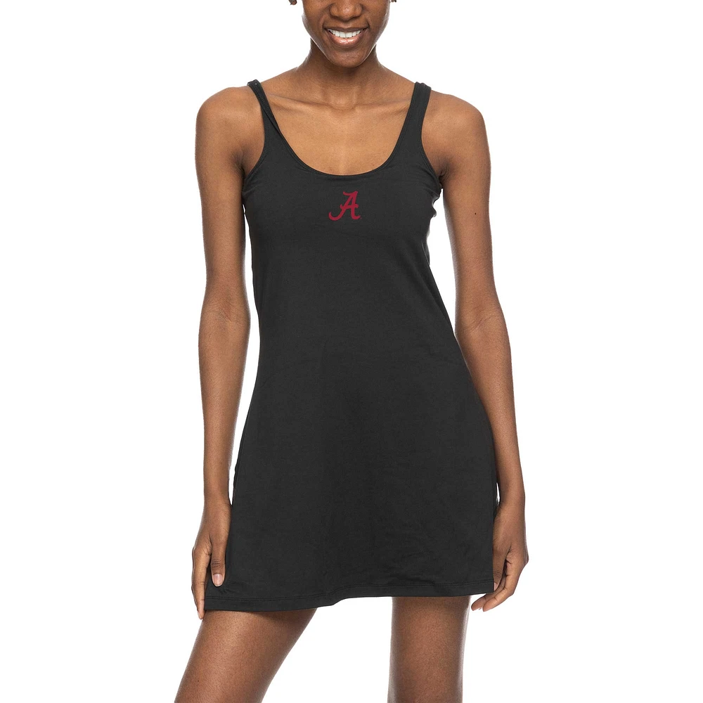 Women's ZooZatz Black Alabama Crimson Tide Logo Scoop Neck Dress