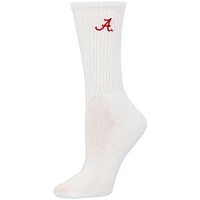 Women's ZooZatz Crimson/White Alabama Crimson Tide 2-Pack Quarter-Length Socks