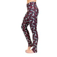 Women's ZooZatz Multi Alabama Crimson Tide Stacked Mascot Leggings