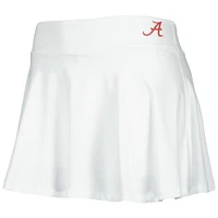 Women's ZooZatz White Alabama Crimson Tide Flowy Skort