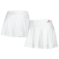 Jupe-short fluide Alabama Crimson Tide blanche ZooZatz pour femmes