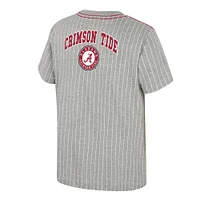 Youth Colosseum  Heather Gray Alabama Crimson Tide Airball Baseball T-Shirt