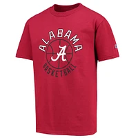 Champion de la jeunesse Crimson Alabama Tide T-shirt basket-ball