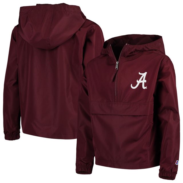 Veste coupe-vent Pack & Go Champion Crimson Alabama Tide pour jeunes