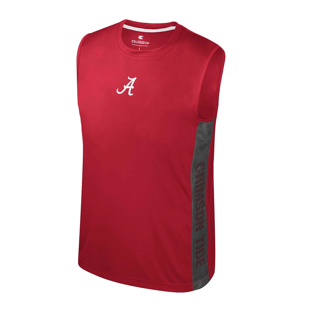 Youth Colosseum Crimson Alabama Tide Smak Talk Sleeveless T-Shirt