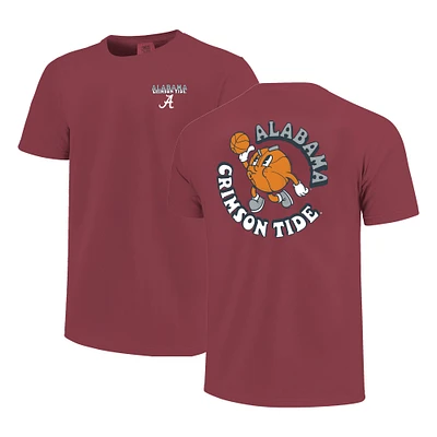 T-shirt de basket-ball pour jeunes Crimson Alabama Tide Comfort Colors