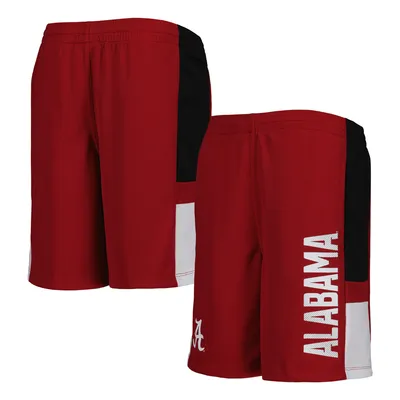 Alabama Crimson Tide Youth Lateral Mesh Performance Shorts