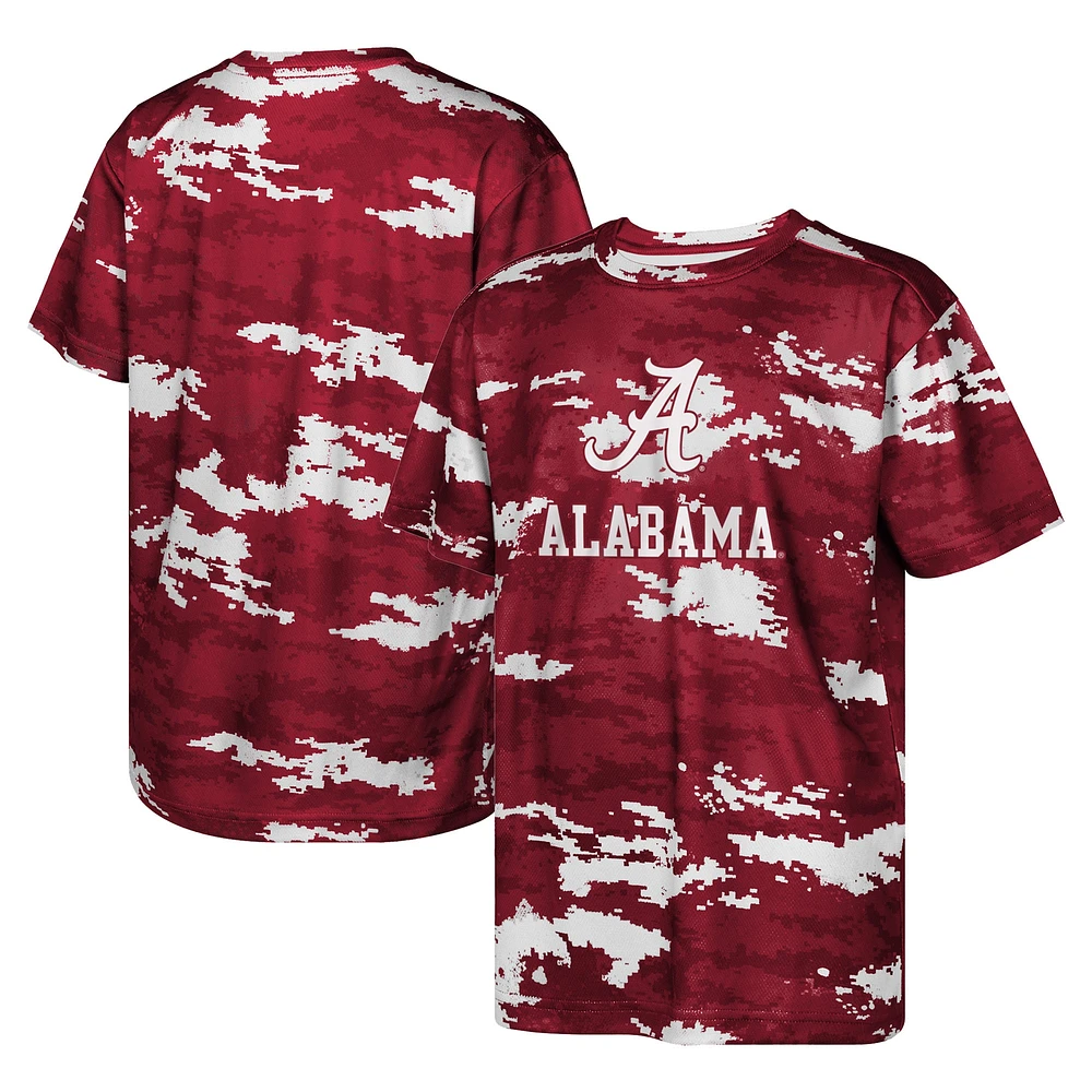 T-shirt de mêlée pour jeunes l'équipe Crimson Tide l'Alabama