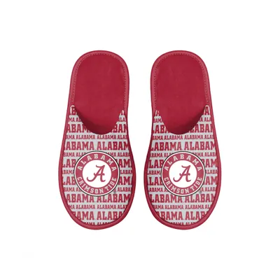 Alabama Crimson Tide FOCO Youth Scuff Wordmark Slide Slippers