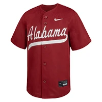 Maillot de baseball Nike Crimson Alabama Tide Limited pour jeunes