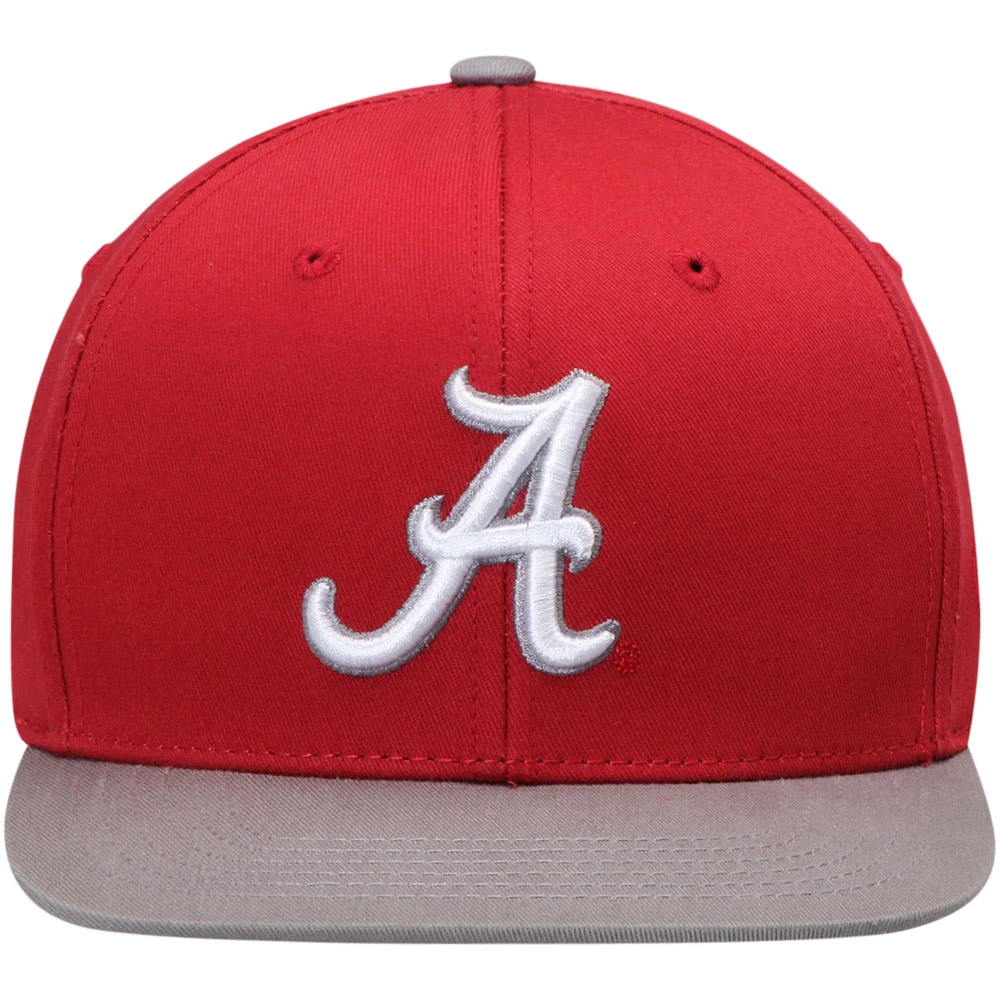 Casquette ajustable à pression Maverick Crimson Alabama Top of the World pour jeunes