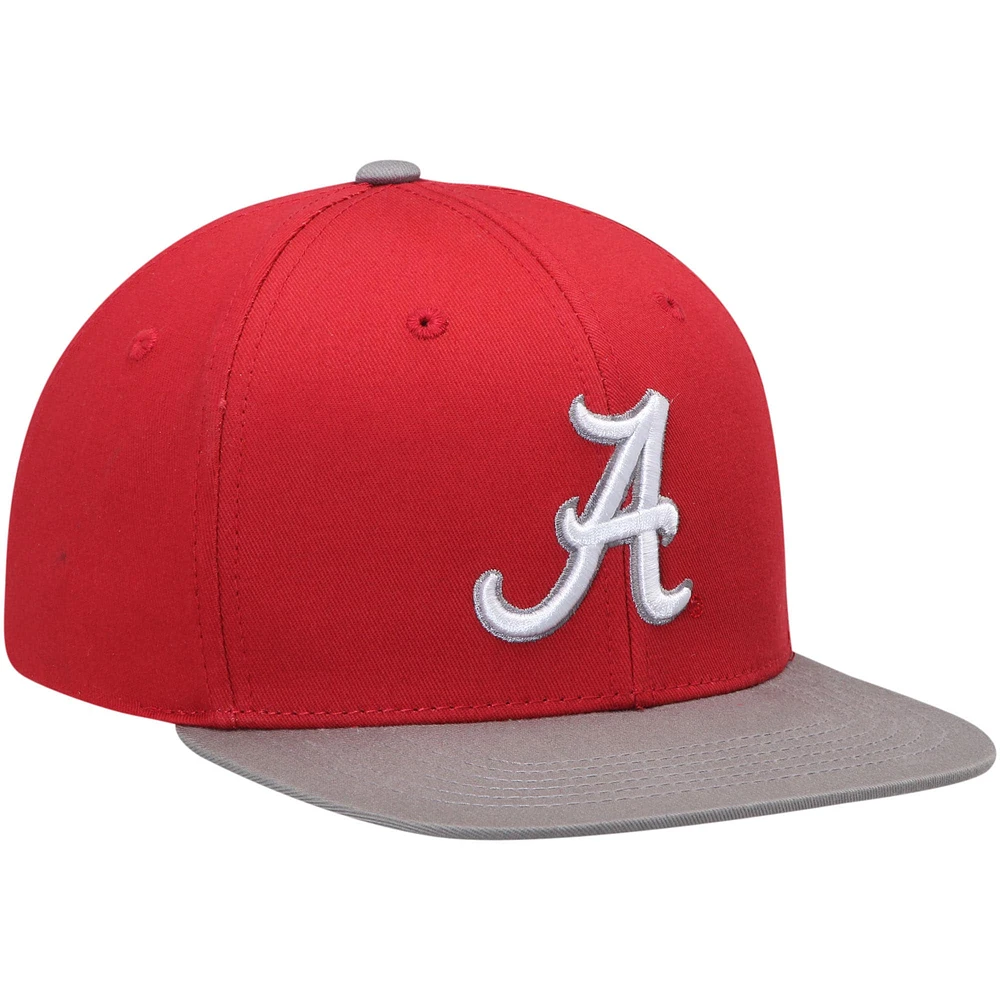 Youth Top of the World Crimson Alabama Crimson Tide Maverick Snapback Adjustable Hat