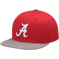 Youth Top of the World Crimson Alabama Crimson Tide Maverick Snapback Adjustable Hat