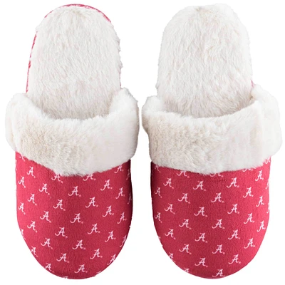 Chaussons en fausse fourrure ZooZatz Alabama Crimson Tide pour jeunes