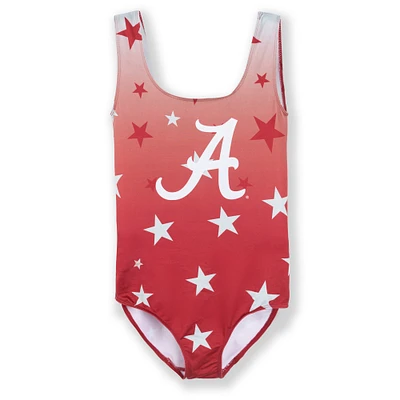 Youth ZooZatz Crimson Alabama Tide Dance Leotard