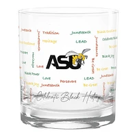 Alabama State Hornets 14oz. Black History Month Rocks Glass