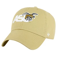 Men's '47 Gold Alabama State Hornets Side & Back Clean Up Adjustable Hat