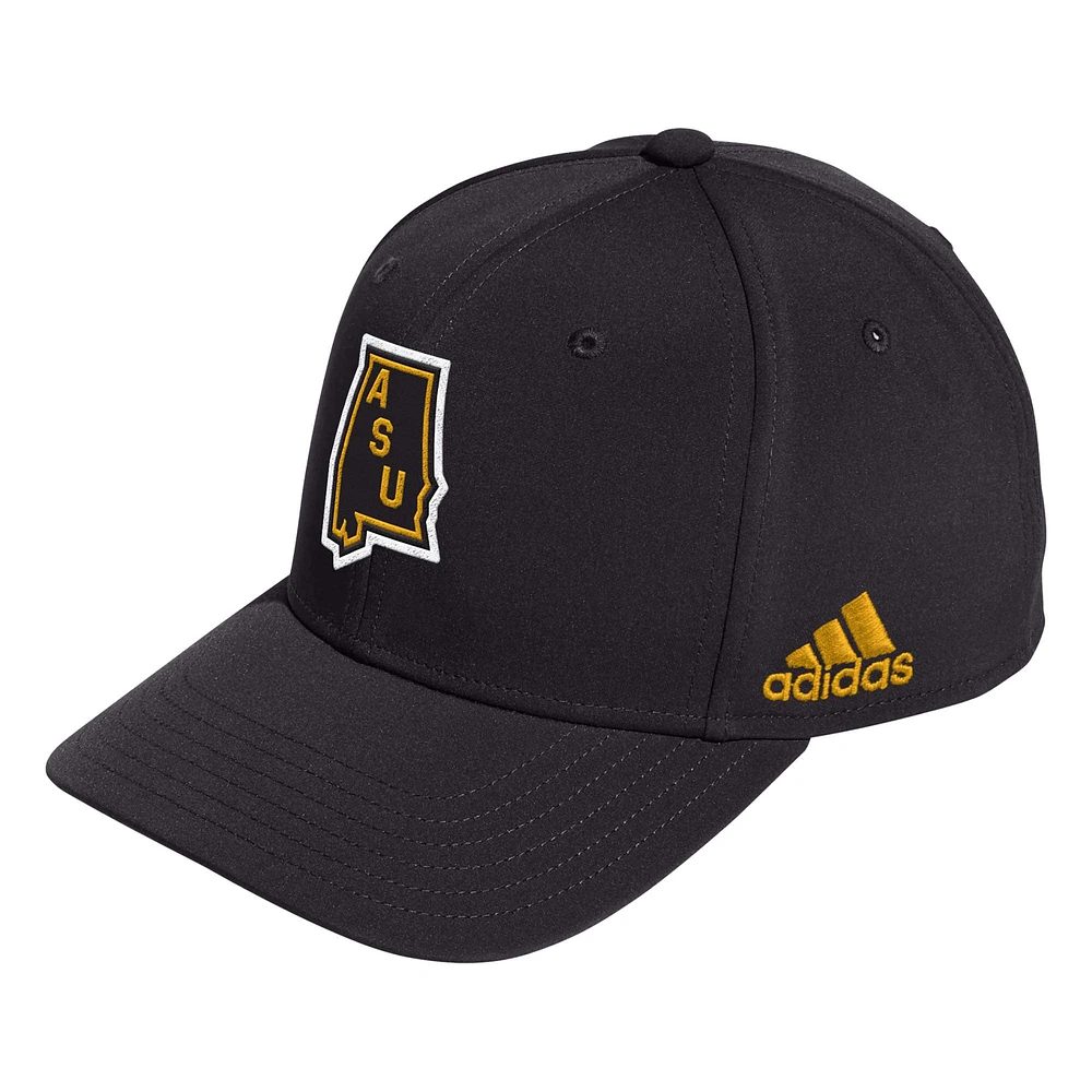 Casquette snapback adidas noire pour homme Alabama State Hornets