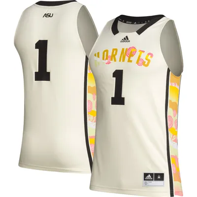 adidas #1 Khaki Alabama State Hornets Honoring Black Excellence Basketball Jersey