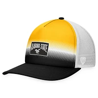 Men's Top of the World Black/Gold Alabama State Hornets Daybreak Foam Trucker Adjustable Hat