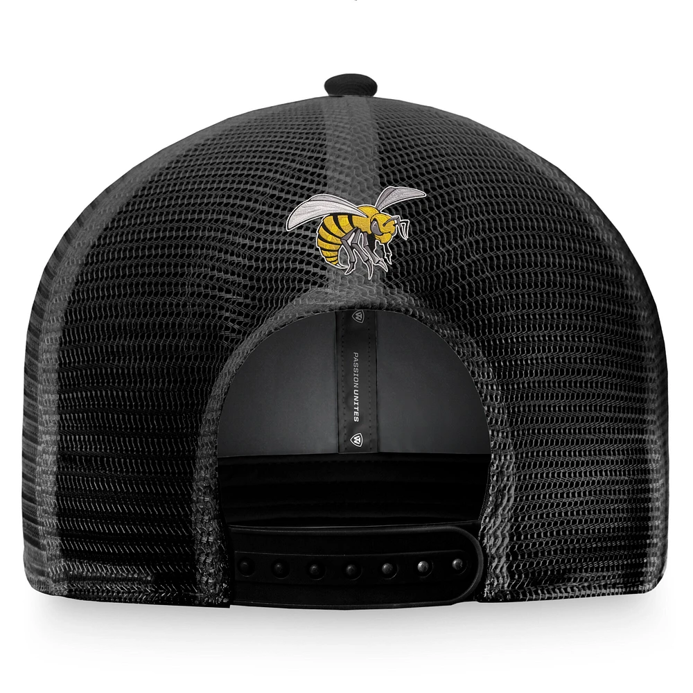 Casquette réglable Top of the World pour hommes, noir/or, Alabama State Hornets Origins Trucker