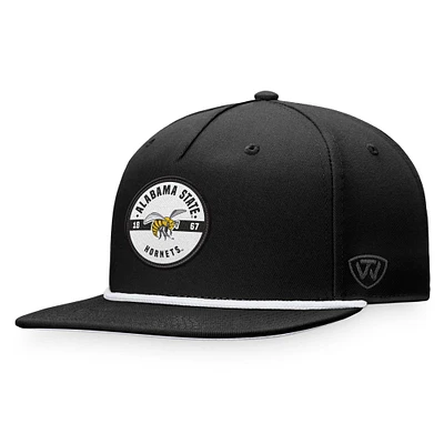 Casquette Top of the World noire pour hommes, Alabama State Hornets Bank