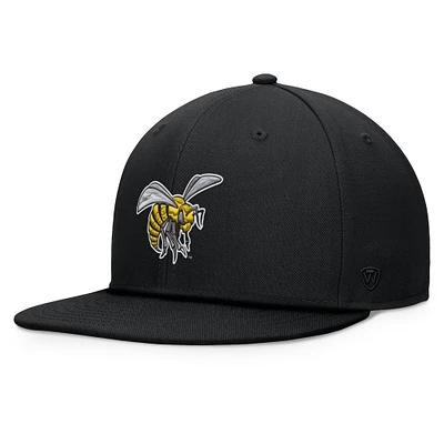 Casquette Snapback fondamentale Top of the World noire des Hornets de l'Alabama pour hommes