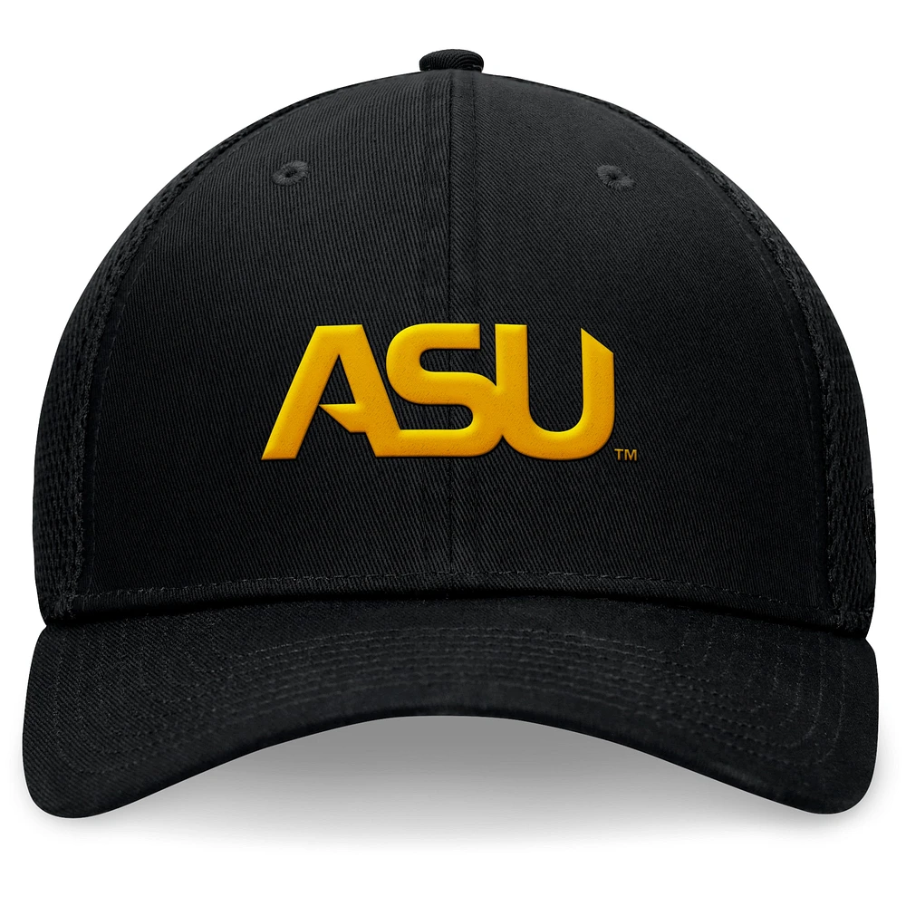 Men's Top of the World Black Alabama State Hornets Spacer Flex Hat