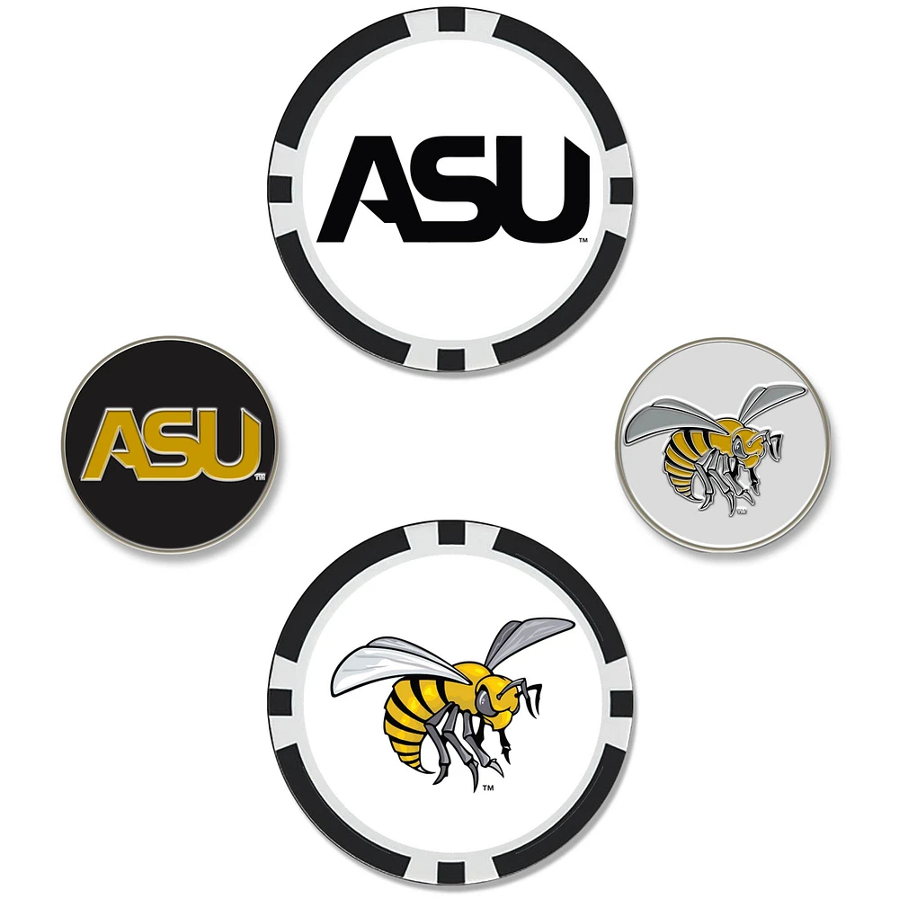 WinCraft Alabama State Hornets 4-Pack Ball Marker Set