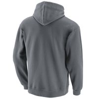 Men's Charcoal Albany FireWolves Solid Blend Pullover Hoodie